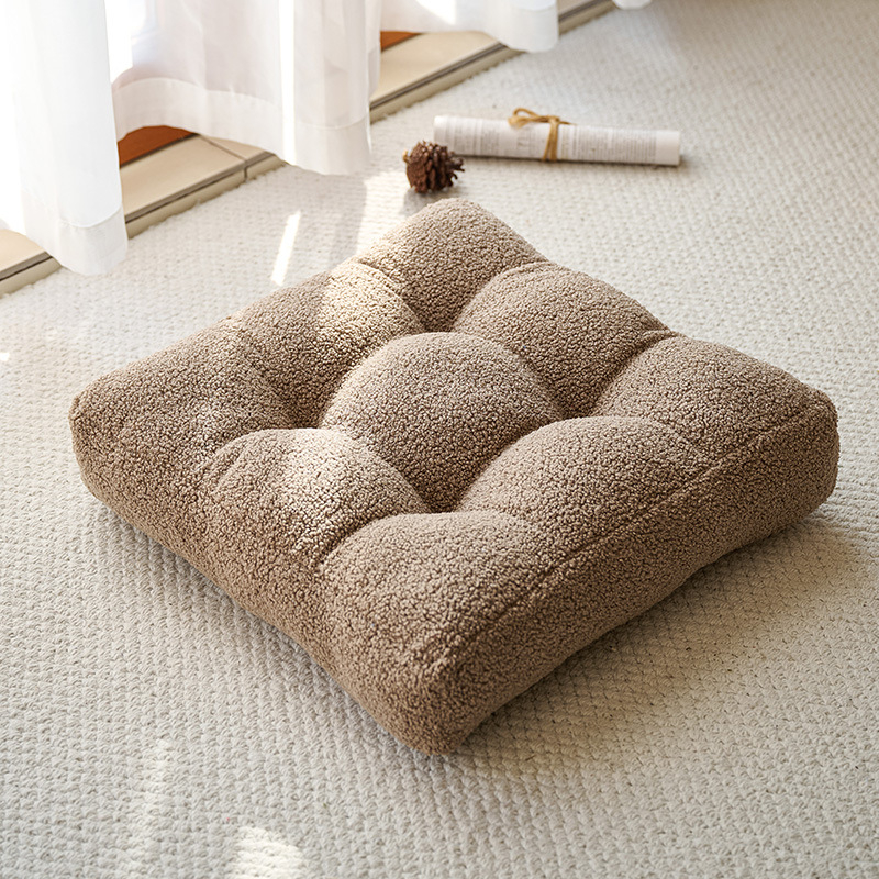 Japonský štýl – hrubý podlahový vankúš na čítanie doma; obývací koberec; tatami vankúš na balkón a k oknu