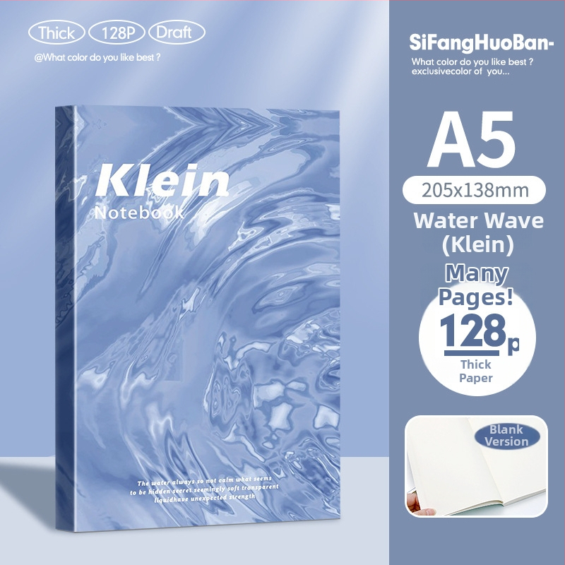 B5 zošit s lepeným viazaním, formát B5/A5, minimalistický dizajn, prázdne stránky, pre študentov