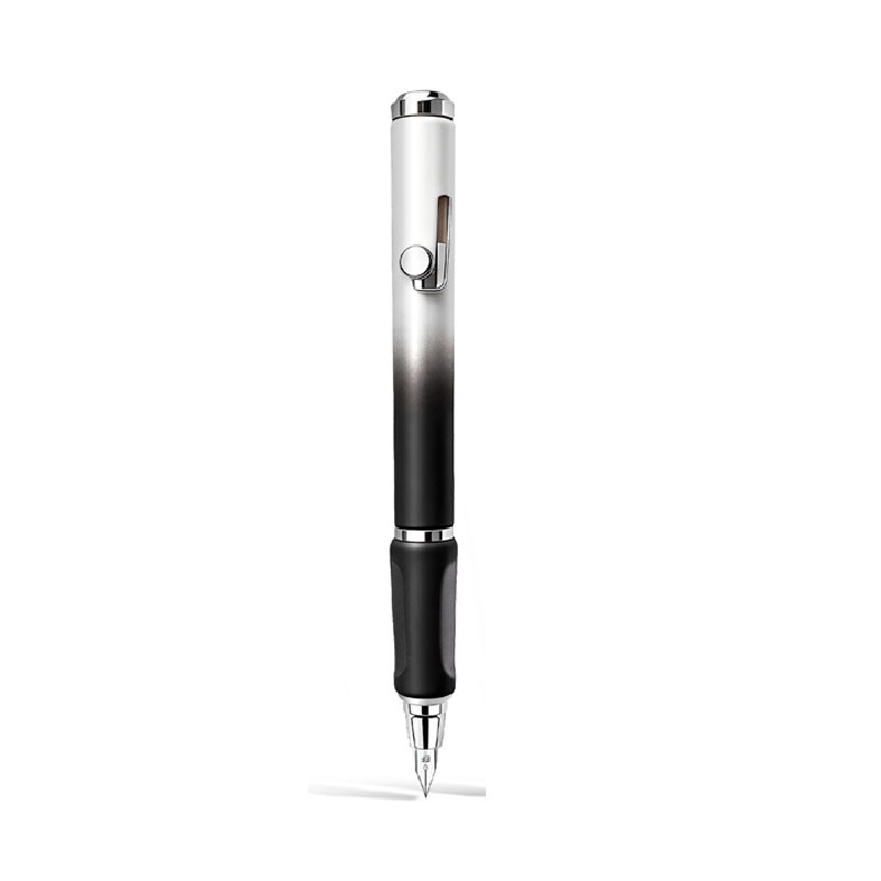 Push-Pull plniace pero s jemným hrotom 0.5 EF pre študentov, gradientná farba, vymeniteľná náplň, kryt proti presychaniu