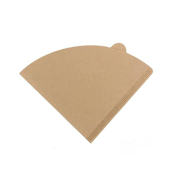 Kávový filtračný papier s tvarom fanúška pre pour-over kávu, jednorazový pre V60.
