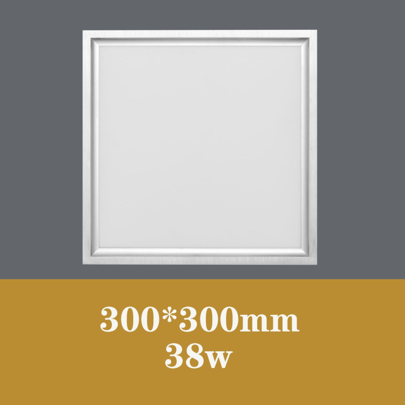 Integrované LED osvetlenie stropu, zabudované, 30×30 cm plochý panel pre kuchyňu a kúpeľňu, hliníková stropná doska