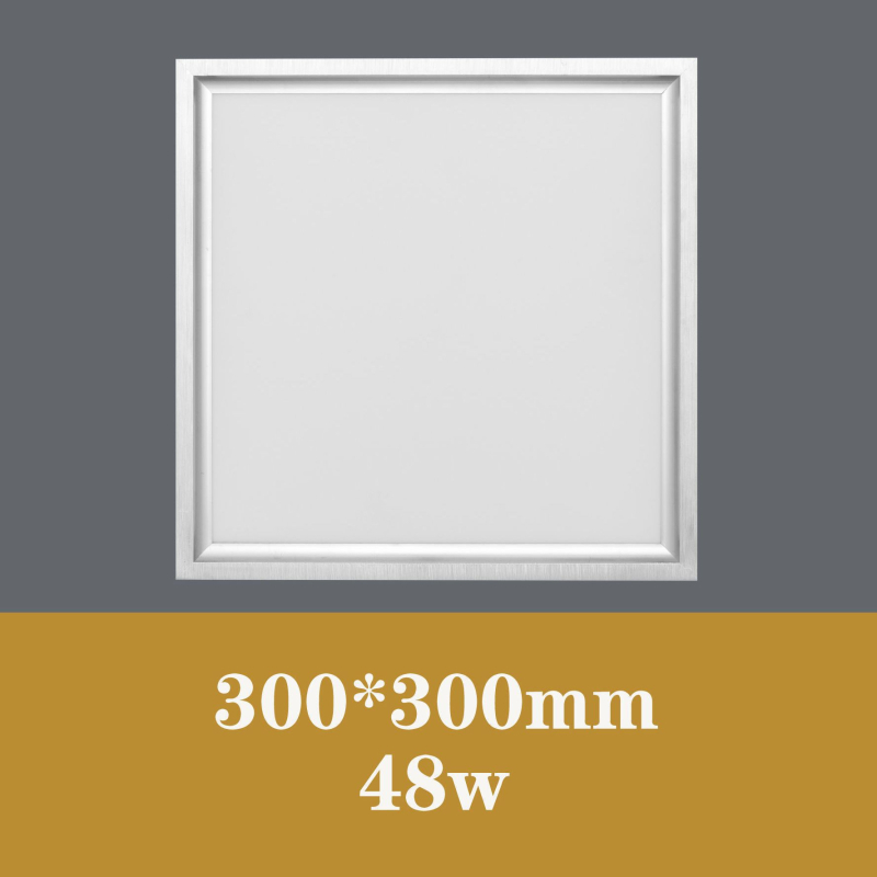Integrované LED osvetlenie stropu, zabudované, 30×30 cm plochý panel pre kuchyňu a kúpeľňu, hliníková stropná doska