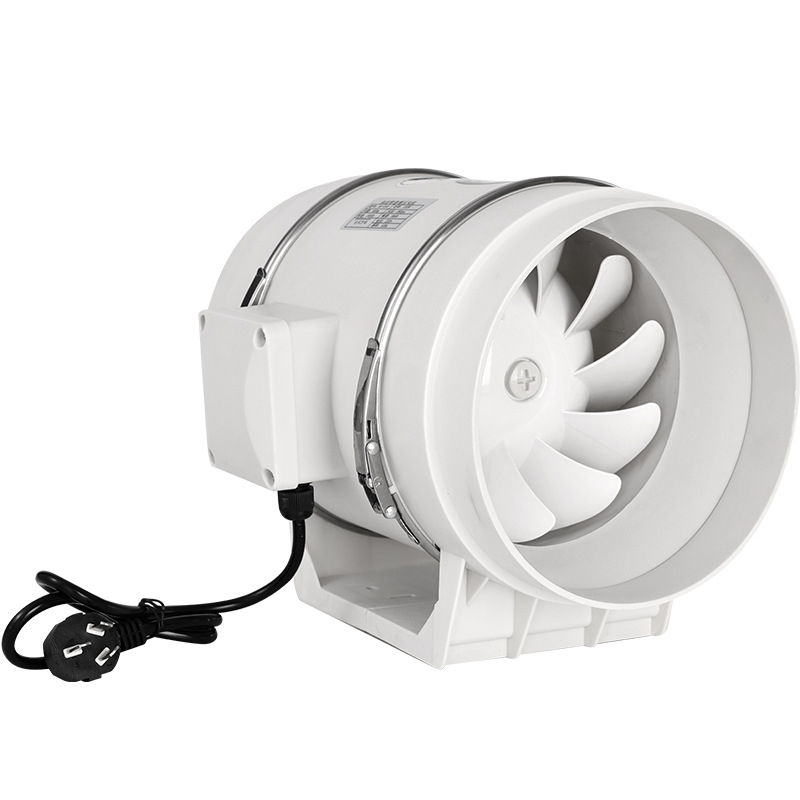 Kanálový ventilátor pre kuchyňu a kúpeľňu — tichý, vysokovýkonný výfukový ventilátor pre priemyselné vetranie