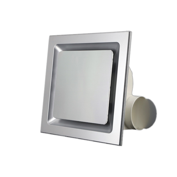 Inštalačný stropný výfukový ventilátor pre kúpeľňu a kuchyňu, PVC panel, tichý chod
