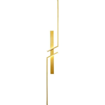 Lineárne LED nástenné svetlo v minimalistickom štýle, vhodné do spálne, chodby a obývačky, s mriežkovým dizajnom.