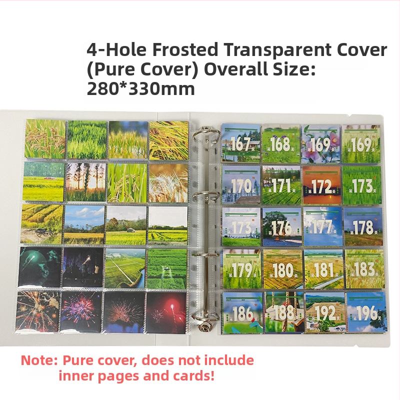 A4 album na karty — vnútorné stránky s deväťmi priehradkami, voľné vložky 3 palcov na uloženie fotografií, prispôsobiteľný veľkoobchodný album na ukladanie puzzle