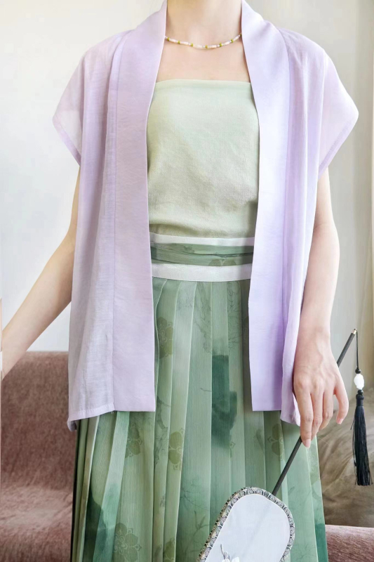Hanfu prsluk od Tencel pamuka u stilu dinastije Song, svakodnevno nošenje, koži prijateljski, bijela i razne boje