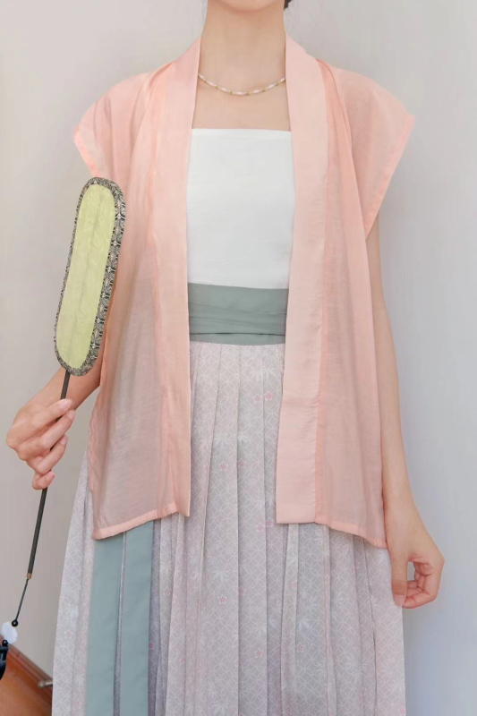 Hanfu prsluk od Tencel pamuka u stilu dinastije Song, svakodnevno nošenje, koži prijateljski, bijela i razne boje