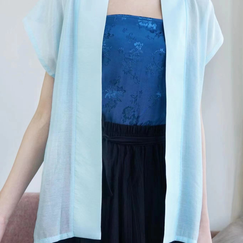 Hanfu prsluk od Tencel pamuka u stilu dinastije Song, svakodnevno nošenje, koži prijateljski, bijela i razne boje