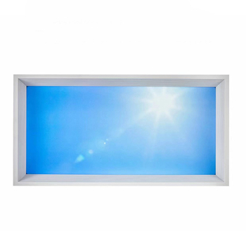 LED ultra tenký stropný panel s inteligentnou integráciou, vhodný do kuchyne a kúpeľne, modré svetlo oblohy, simulácia Slnka, čisté nebo svetlo