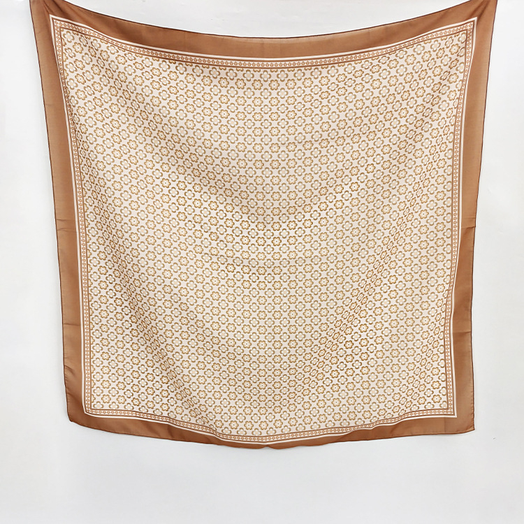 Balijski geometrijski etnički otisak šal za glavu, kvadratni, 110×110 cm, zaštita od sunca