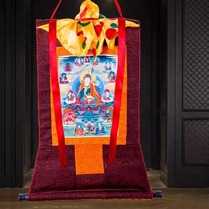Tibetanska Thangka - uvezeno platno za uokvirivanje, dekorativna viseća slika Budha