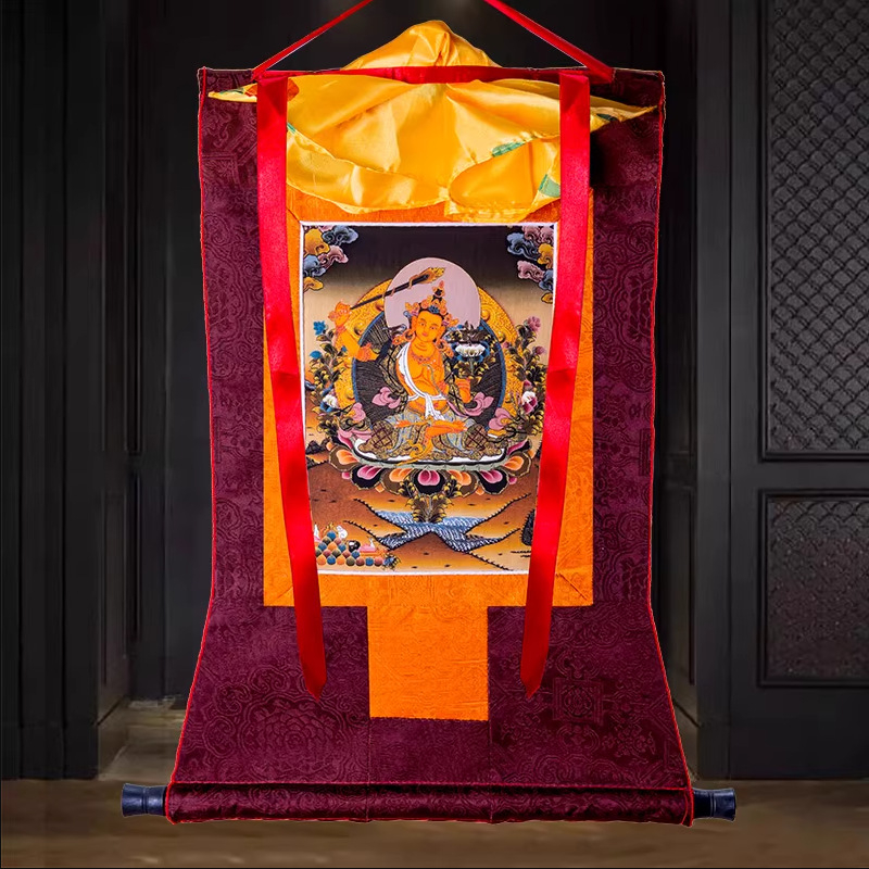 Tibetanska Thangka - uvezeno platno za uokvirivanje, dekorativna viseća slika Budha