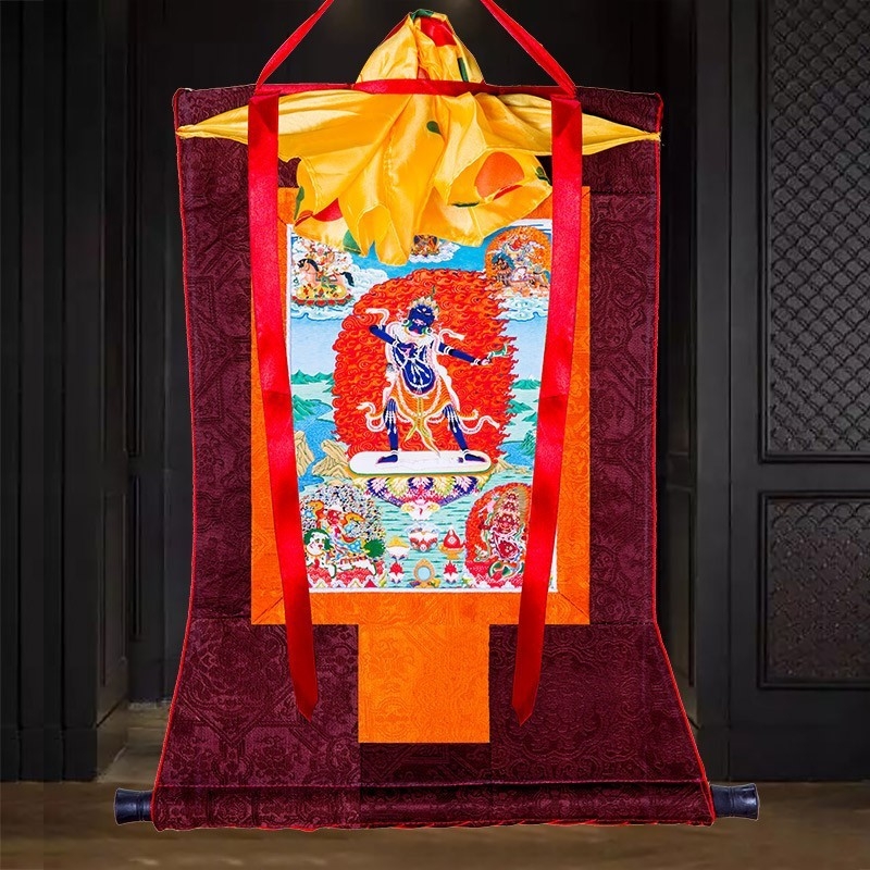 Tibetanska Thangka - uvezeno platno za uokvirivanje, dekorativna viseća slika Budha