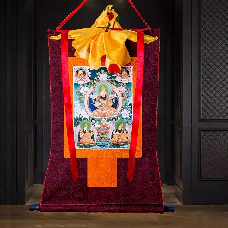 Tibetanska Thangka - uvezeno platno za uokvirivanje, dekorativna viseća slika Budha