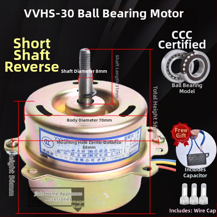 YYHS-3040 Integrovaný stropný ventilačný motor s guľovým ložiskom, plne medený motor, univerzálny