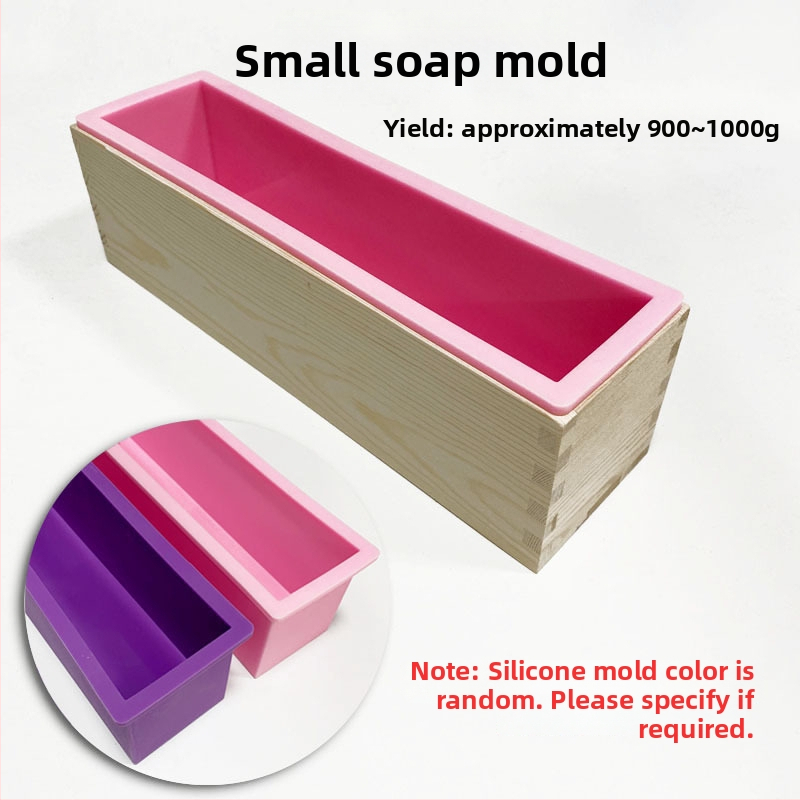 DIY nástroje na výrobu mydla horúcim procesom: mydlová základňa, formy na mydlo v tvare bochníka a rezák, pigmenty, hrniec na roztápanie vosku a ohrievač