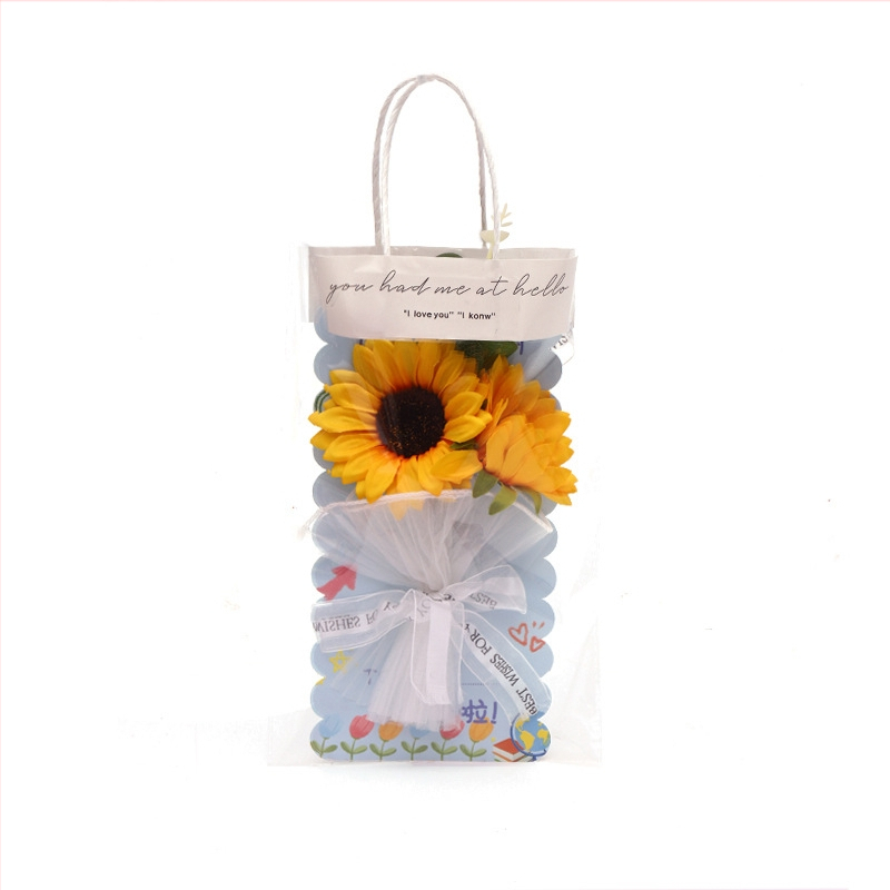 Karte k Dňu matiek so večnými kvetmi a DIY súprava na tulipány