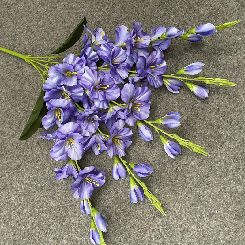 Clivia No. 3 – aranžmán v čínskom štýle pre konferenčné a hotelové priestory, domáca dekorácia, umelá kvetina Clivia