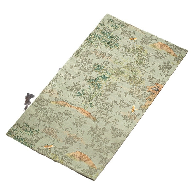 Jupei Magnesium Xiangyun Yarn table runner na čaj – obojstranný nepremokavý, retro Zen izolácia