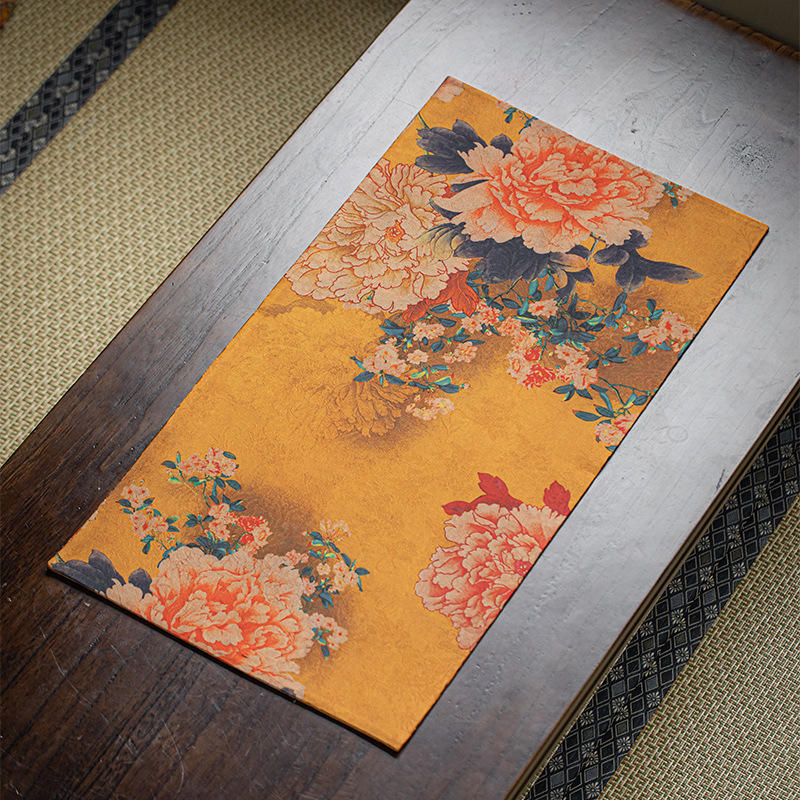 Jupei Magnesium Xiangyun Yarn table runner na čaj – obojstranný nepremokavý, retro Zen izolácia