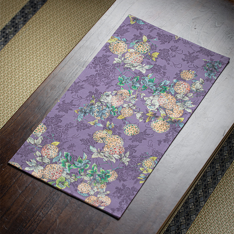 Jupei Magnesium Xiangyun Yarn table runner na čaj – obojstranný nepremokavý, retro Zen izolácia