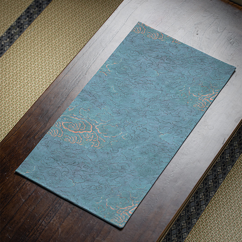 Jupei Magnesium Xiangyun Yarn table runner na čaj – obojstranný nepremokavý, retro Zen izolácia