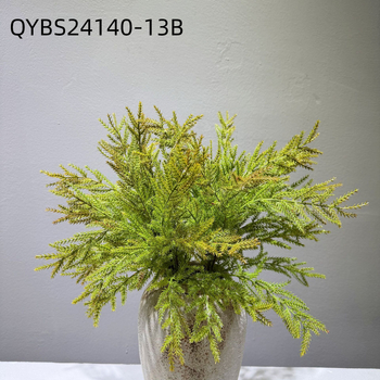 Falošné paprade a bylinky na dekorácie — kidney fern, Persian fern, rozmarín a asparagus fern