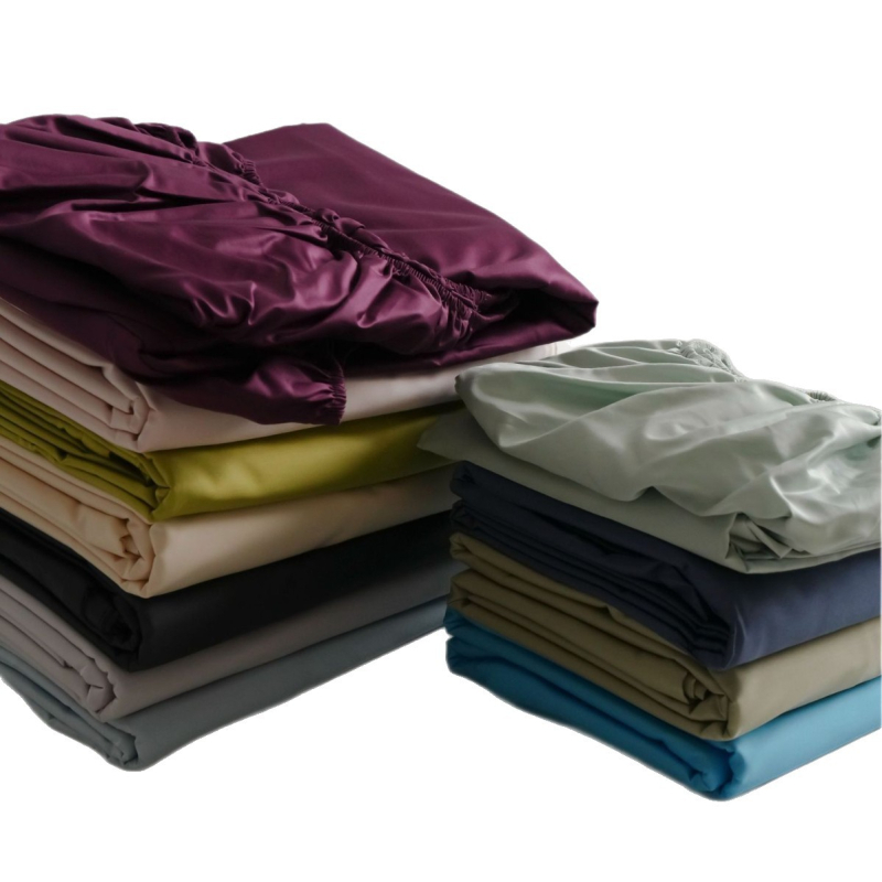 Prémiový antibakteriálny fitted sheet z dlhej bavlny s elastickým lemom, ochranný matrac a trojdielny set z 100% bavlny