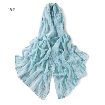 Gyöngyházfényű chiffon sál leopárd mintával és apró virágos kockás mintával, hosszú kendő nőknek, 70×175 cm, napvédelmi funkció
