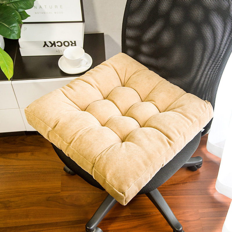 Corduroy tatami sedák – plyšový, hrubý, 3D dizajn, vhodný pre okno, balkón a jogu