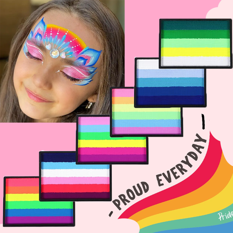 Dječji komplet za crtanje lica za početnike, cjeloviti set vodotopnih boja za lice za scenski makeup