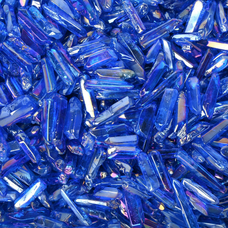 Prirodni bijeli kristalni stupac, elektroplatinirani kristalni ukras za dom, mineralne kristalne trake