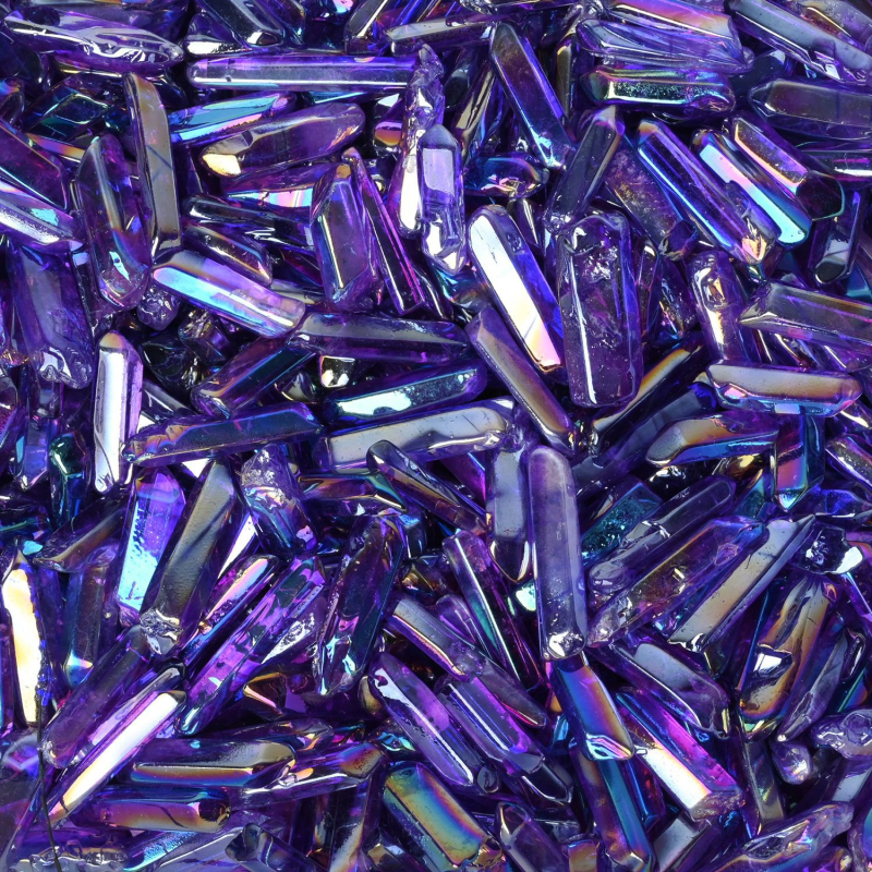Prirodni bijeli kristalni stupac, elektroplatinirani kristalni ukras za dom, mineralne kristalne trake