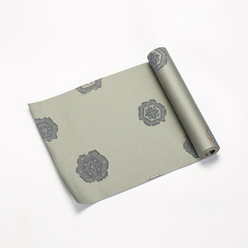 Zhishe brokátový čajový set s motívom Chang’an chrysanthemum, jacquard s zlatými vláknami, čínske retro látky, bežec na čajový stolík a čajová podložka