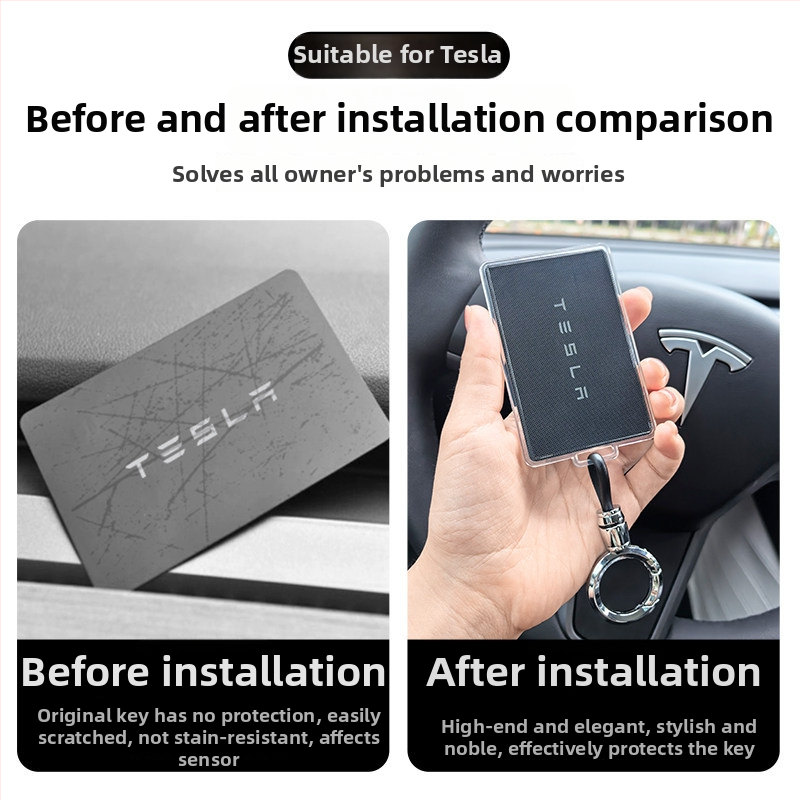Kryt za ključ Tesla za Model 3, Model Y, Model X i Model S – TPU, minimalistički dizajn