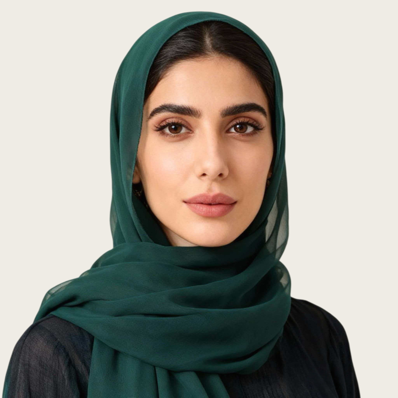 Kashkha bársonyos chiffon egyszínű hosszú kendő gyémánt-díszítéssel