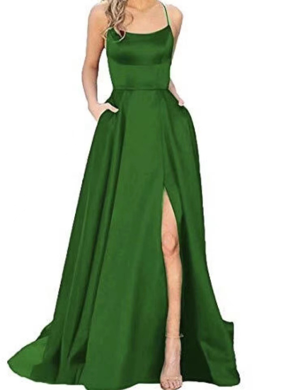 Hosszú koszorúslány ruha, karcsúsító off-shoulder fazon, esküvői eseményre