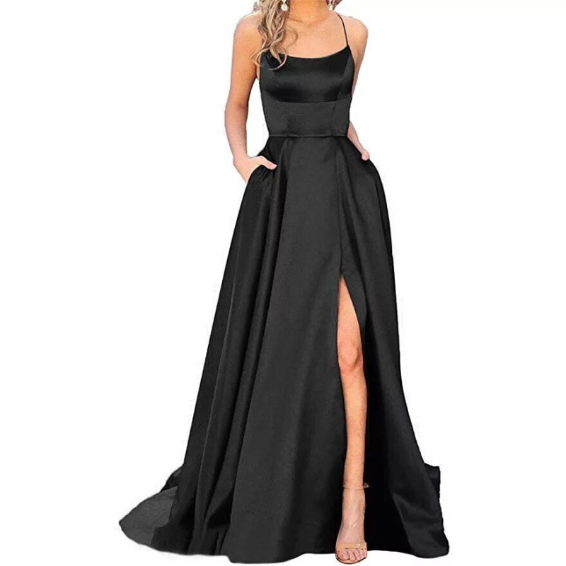 Hosszú koszorúslány ruha, karcsúsító off-shoulder fazon, esküvői eseményre