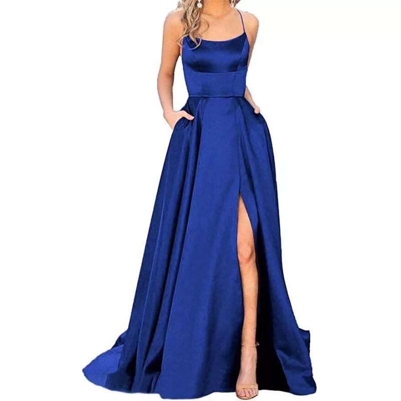 Hosszú koszorúslány ruha, karcsúsító off-shoulder fazon, esküvői eseményre