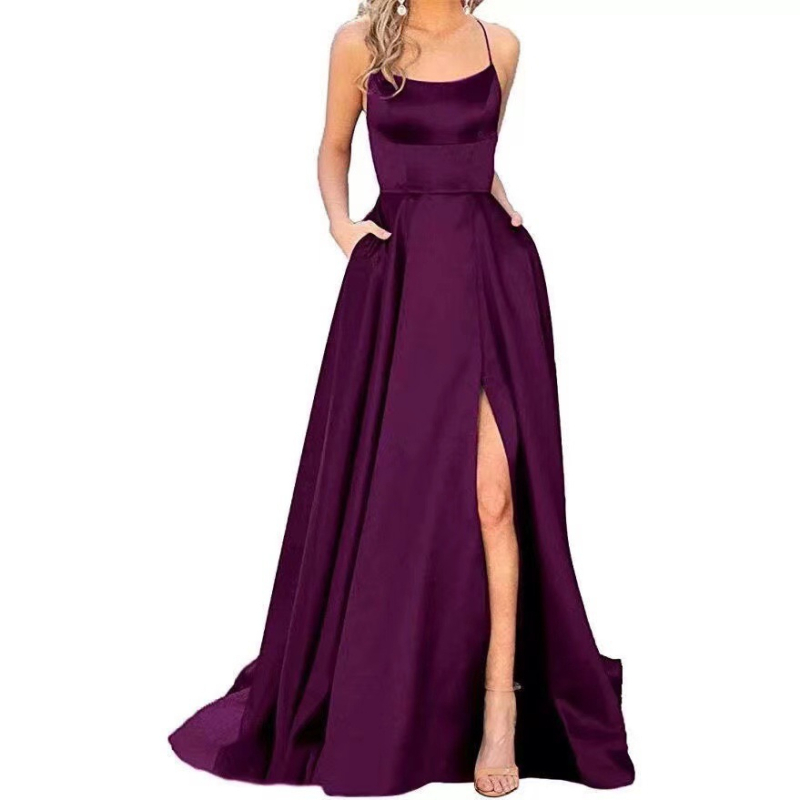 Hosszú koszorúslány ruha, karcsúsító off-shoulder fazon, esküvői eseményre