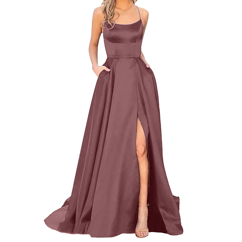 Hosszú koszorúslány ruha, karcsúsító off-shoulder fazon, esküvői eseményre
