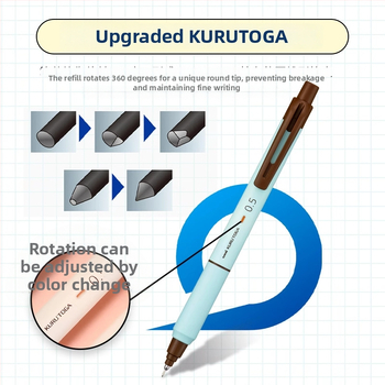 Mitsubishi mechanická ceruzka 0,5 mm, dvojmódová, pre študentov, prispôsobiteľná
