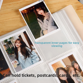 Instax štýl fotoalbum, 3-palcový, mriežky 4×4 a 9×9, kartičky na alfabetizáciu, pohľadnice, album na fotografie