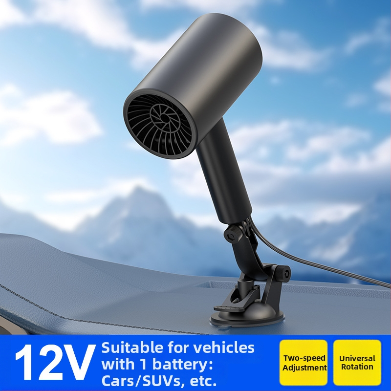 Kompaktný ohrievač do auta 12V-24V – vykurovanie, odmrazovanie a odmlžovanie – rýchle zohrievanie v zime