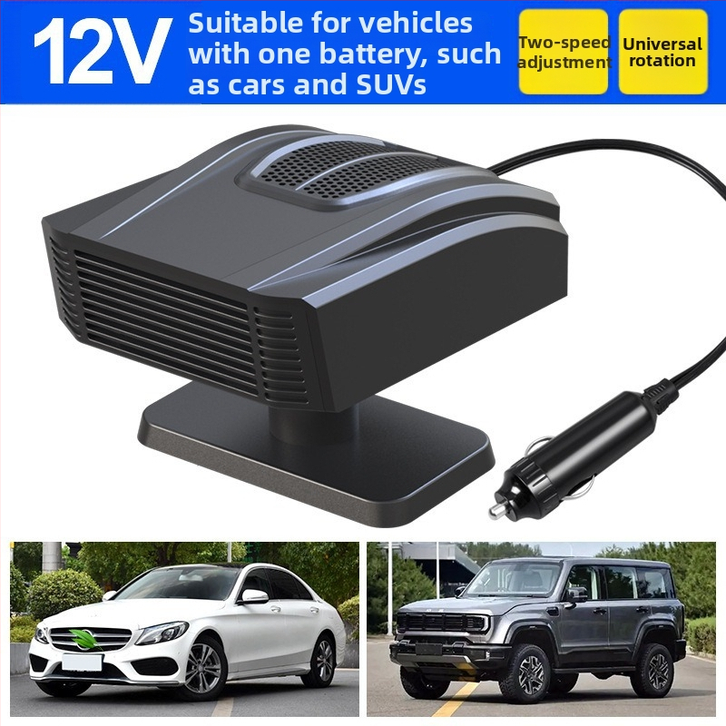 Kompaktný ohrievač do auta 12V-24V – vykurovanie, odmrazovanie a odmlžovanie – rýchle zohrievanie v zime