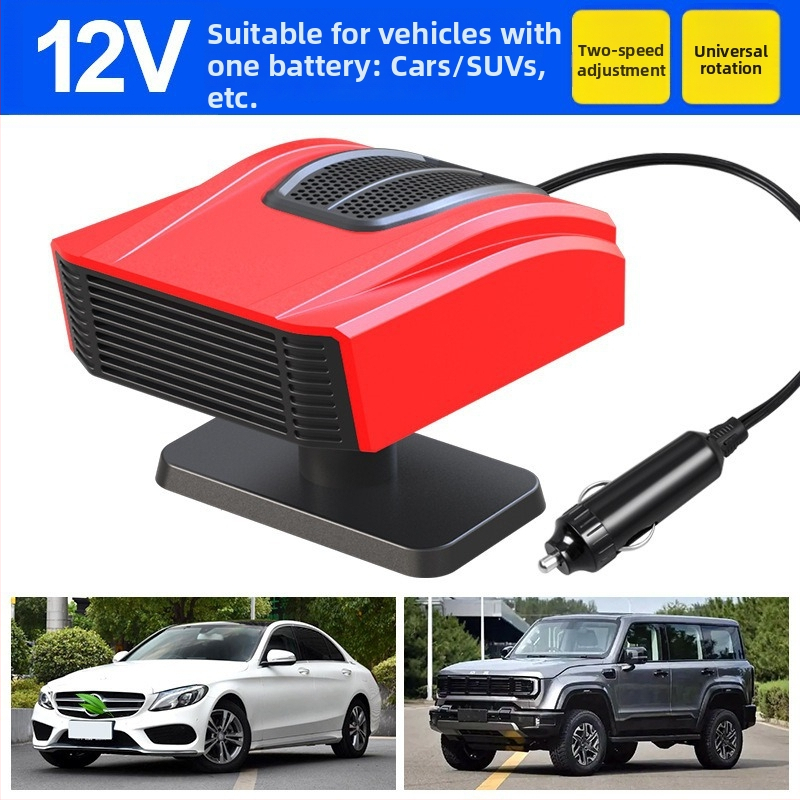 Kompaktný ohrievač do auta 12V-24V – vykurovanie, odmrazovanie a odmlžovanie – rýchle zohrievanie v zime
