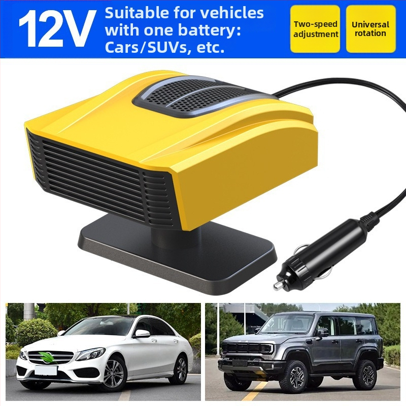 Kompaktný ohrievač do auta 12V-24V – vykurovanie, odmrazovanie a odmlžovanie – rýchle zohrievanie v zime
