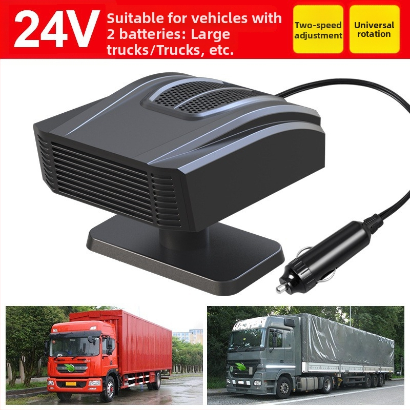 Kompaktný ohrievač do auta 12V-24V – vykurovanie, odmrazovanie a odmlžovanie – rýchle zohrievanie v zime