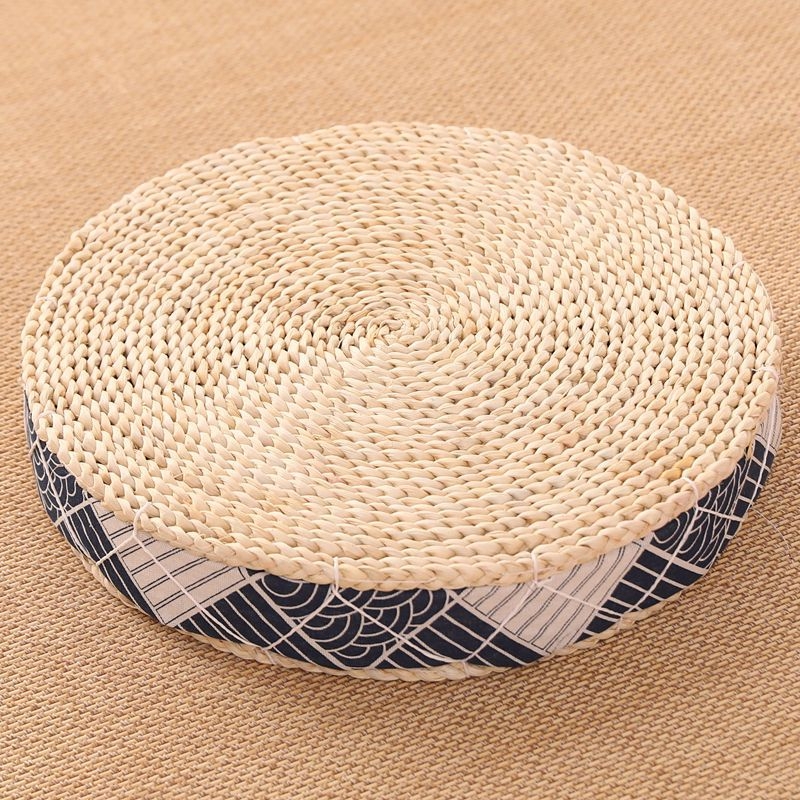 Slama pletená podložka na balkón v japonskom štýle tatami, vhodná do obývačky a spálne